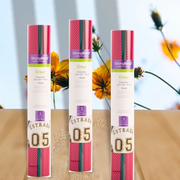 Three rolls, New in package, Cricut Everyday Iron-On Mesh Sampler… - Picture 7 of 11